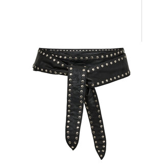 Georgina Leather Belt Black